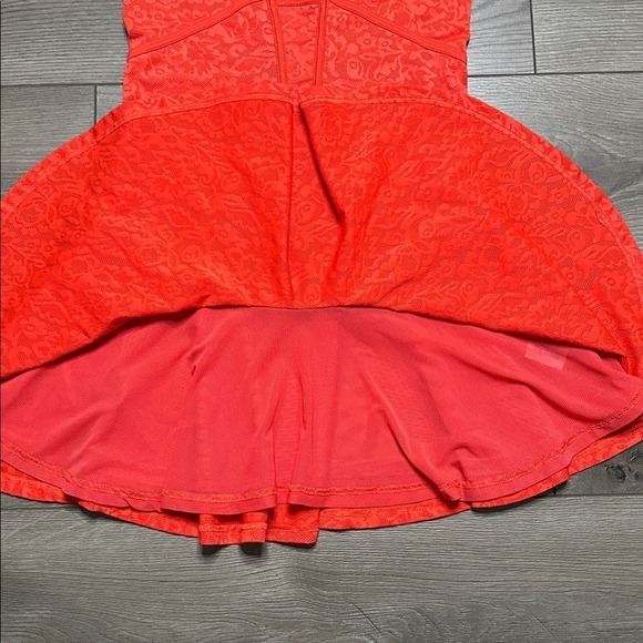 Stella McCartney X Adidas Floral Mesh Tennis Dress Tomato Red Size XS/S - Picture 8 of 15